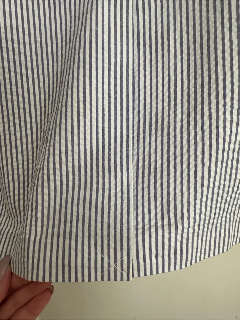 PALM BEACH Bradley Seersucker Sport Coat Blazer 42R 100% Cotton Gatsby Coastal